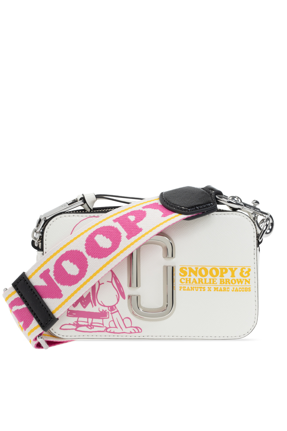 Marc Jacobs Snoopy Peanuts Collaboration Snapshot White Crossbody Bag Un  used