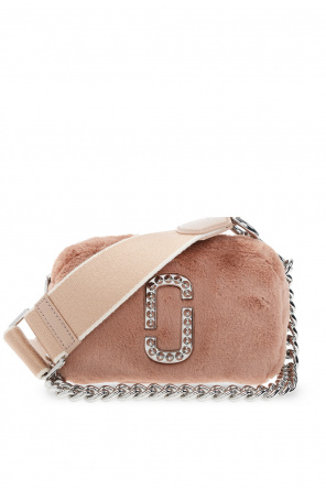 woman marc jacobs crossbody bags the jelly glitter snapshot leather bag
