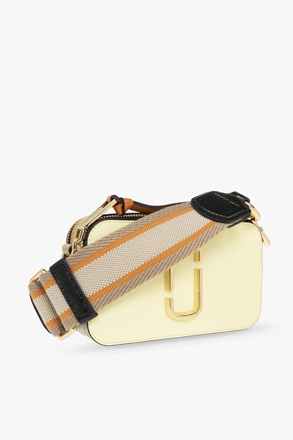 Snapshot leather crossbody bag Marc Jacobs Yellow in Leather