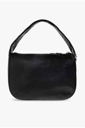 Marc Jacobs Marc Jacobs The Crinkle shearling mini tote Schwarz ‘The Pushlock’