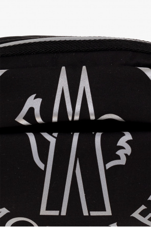 Moncler logo-print coated tote bag Saco Blu