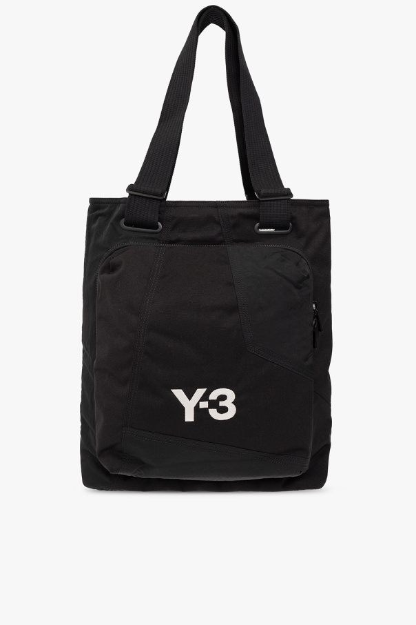 monogram-print tote bag White Shopper bag with logo
