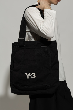 Y-3 Yohji Yamamoto Shopper Check bag with logo