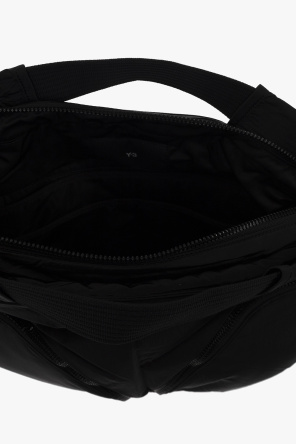 Y-3 Yohji Yamamoto off white diag print shoulder bag item
