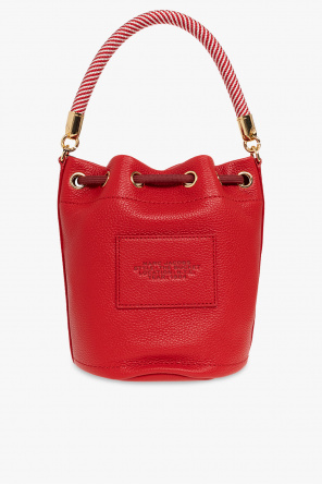 Marc Jacobs The Leather Tote Bag Small True Red in Grain Leather with  Gold-tone - US
