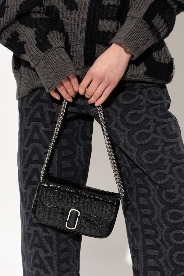 Marc Jacobs ‘The Croc-Embossed J Marc Mini’ shoulder bag