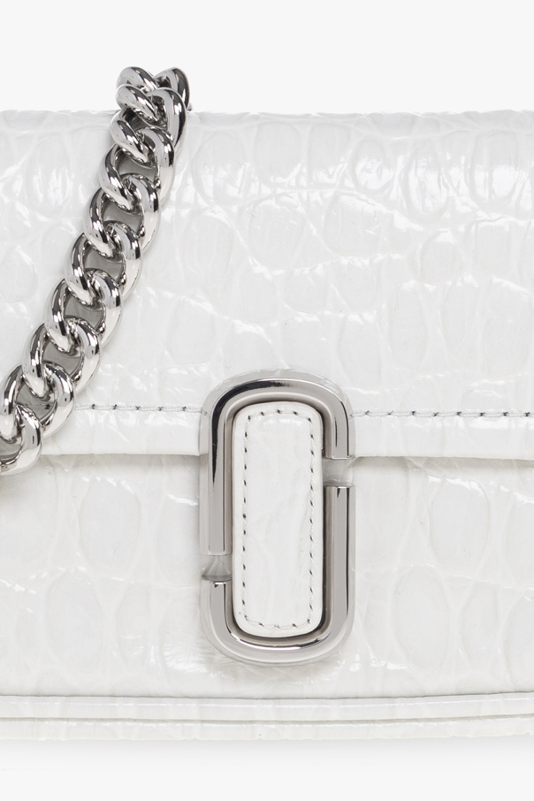 Marc Jacobs ‘The Croc-Embossed J Marc Mini’ shoulder bag