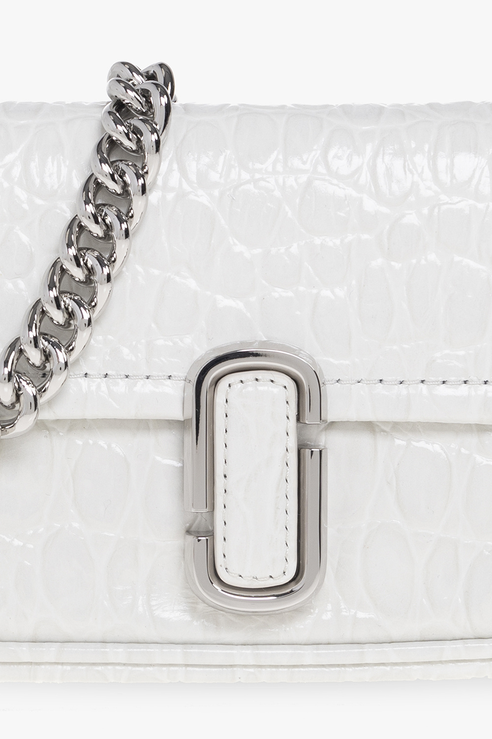 Marc Jacobs ‘The Croc-Embossed J Marc Mini’ shoulder bag