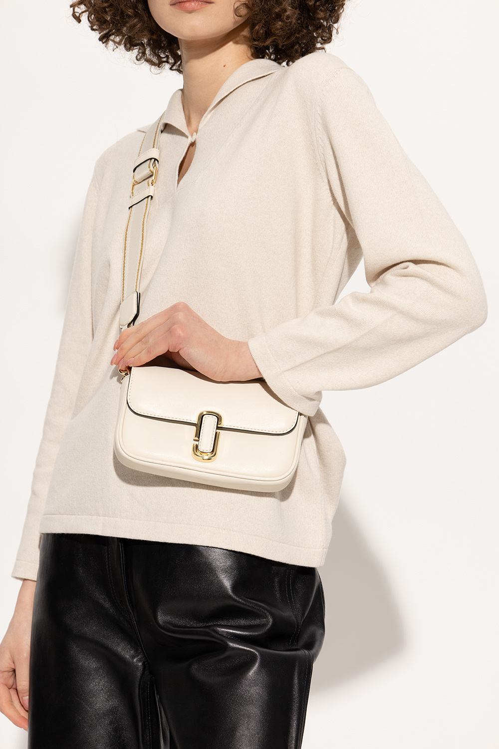 Marc Jacobs Women's The J Marc Mini Shoulder Bag, Black, One Size:  Handbags