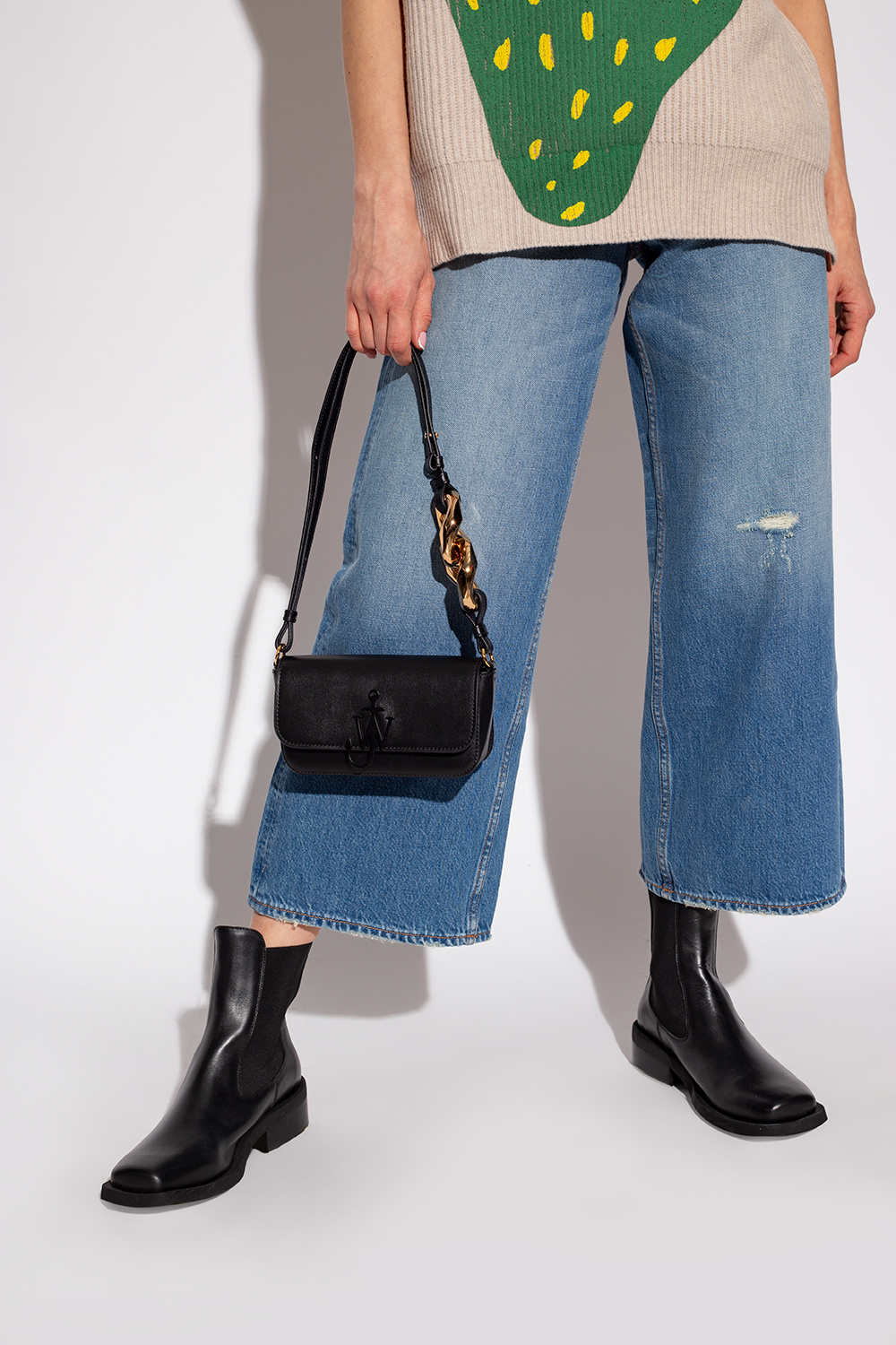 JW Anderson 'Bom Leather Top Handle Bag