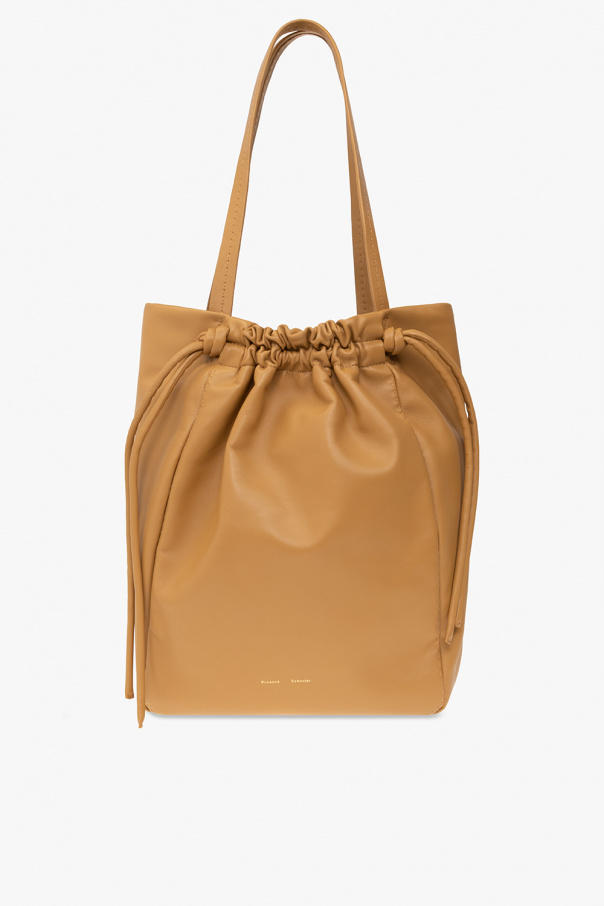 Proenza foldover Schouler ‘Drawstring’ shopper bag