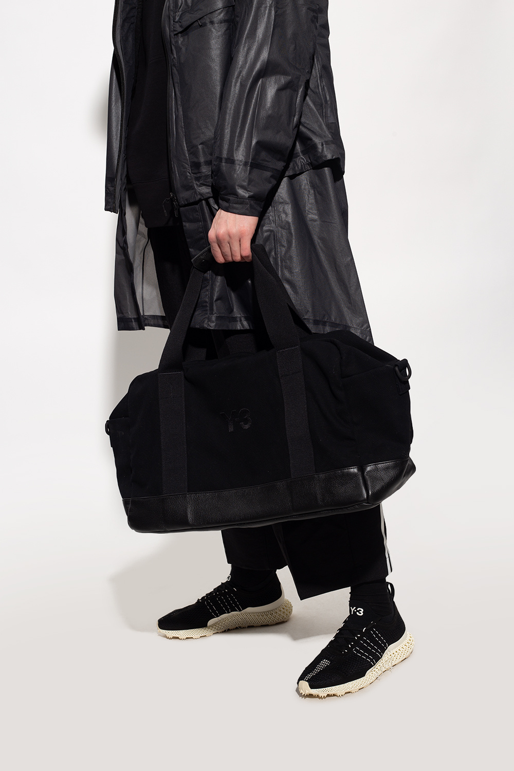 Y-3 Yohji Yamamoto Balenciaga Papier Ledger Zip Around Tote