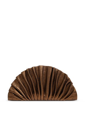 Cult Gaia Leather clutch bag ‘Nala Mini’