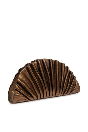 Cult Gaia Leather clutch bag ‘Nala Mini’