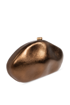 Cult Gaia Leather clutch ‘The Caldera’