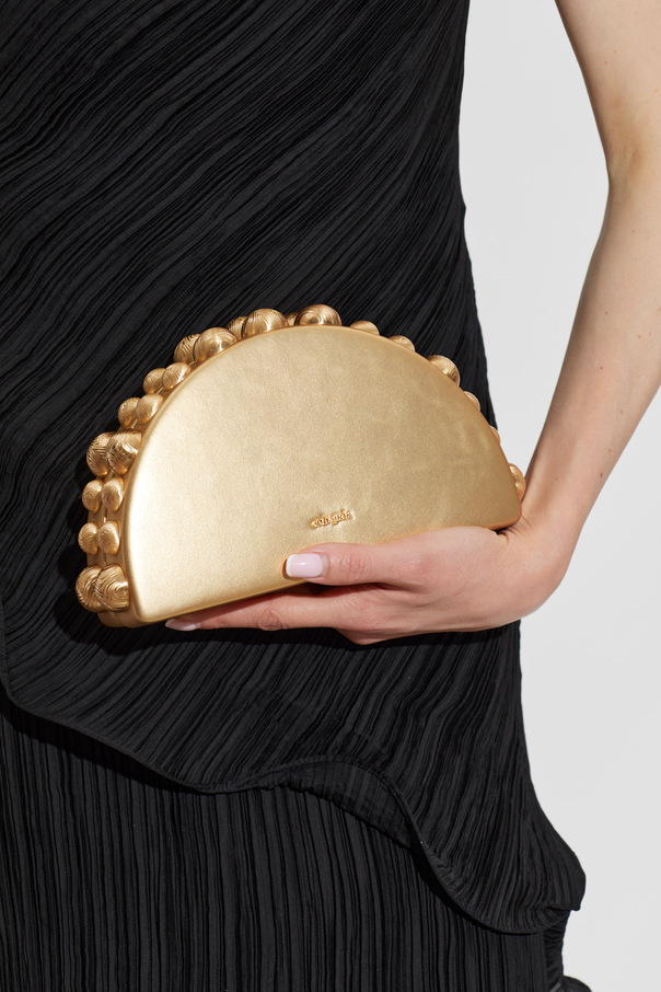 Cult Gaia Leather clutch ‘Gili’