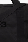 Y-3 Yohji Yamamoto BLACK Duffel bag with logo