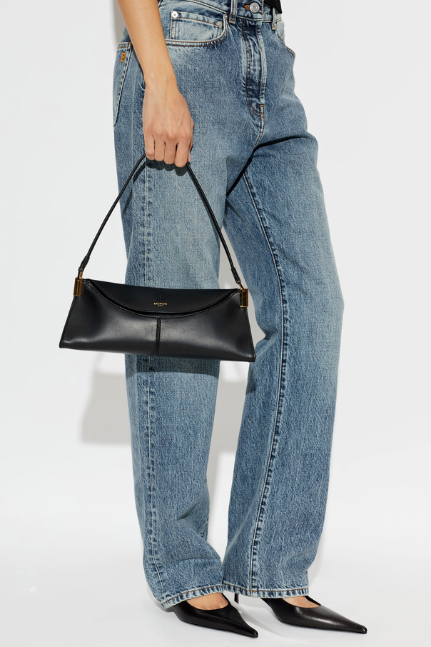 Balmain ‘64-83 Medium’ leather bag