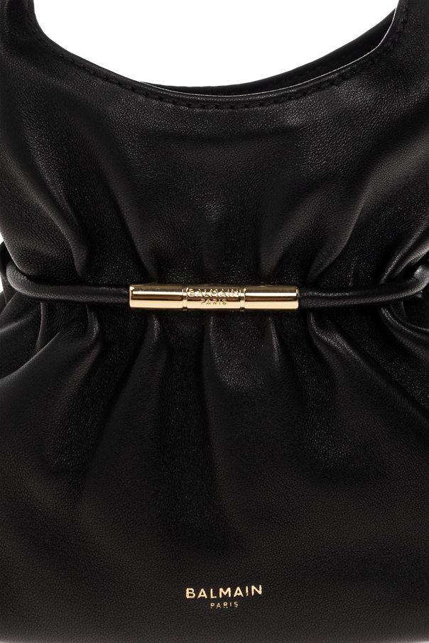 Balmain Кожена чанта ‘Sphynx Mini’ с лого