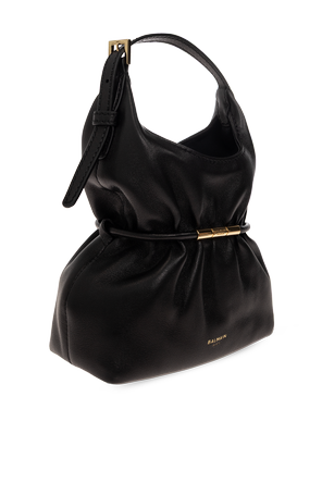 Balmain Кожена чанта ‘Sphynx Mini’ с лого