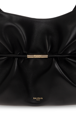 Balmain Кожена чанта ‘Sphynx Medium’ с лого