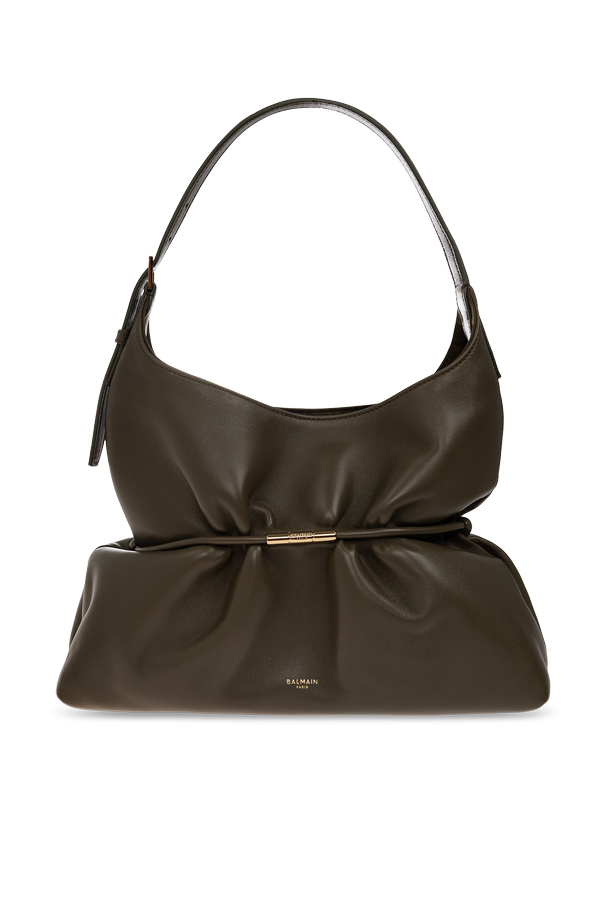 Balmain ‘Sphynx Medium’ leather bag with logo