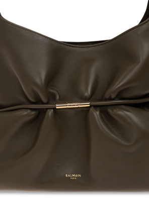 Balmain ‘Sphynx Medium’ leather bag with logo