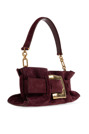 Balmain Zamszowa torba `Anthem Mini`
