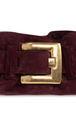 Balmain Zamszowa torba `Anthem Mini`