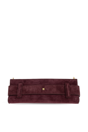 Balmain Zamszowa torba  `Anthem`