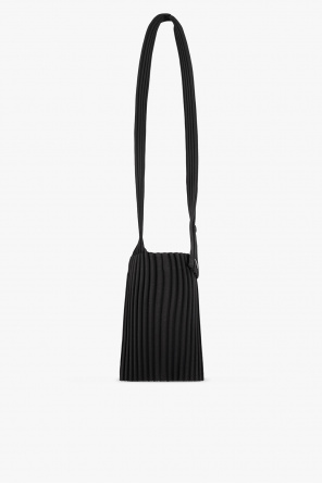 Issey Miyake Homme Plisse Ribbed shoulder pouch