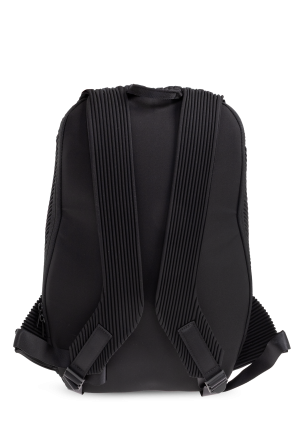 Homme Plissé Issey Miyake Mochila con efecto plisado