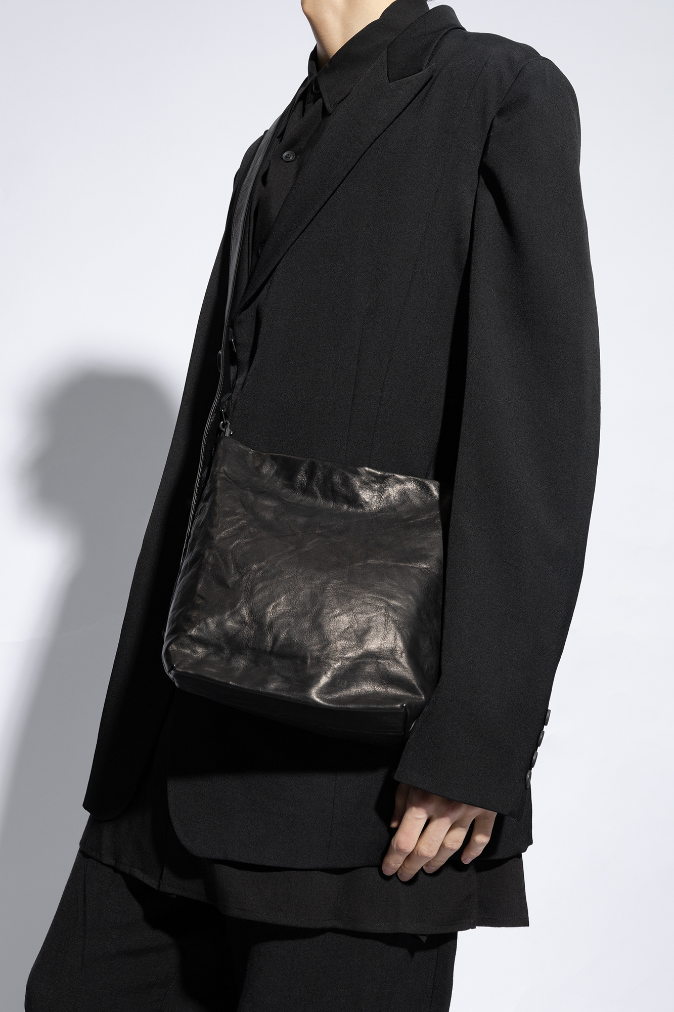 Yohji Yamamoto Leather shoulder bag