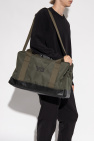 Y-3 Yohji Yamamoto GREEN Duffel bag with logo