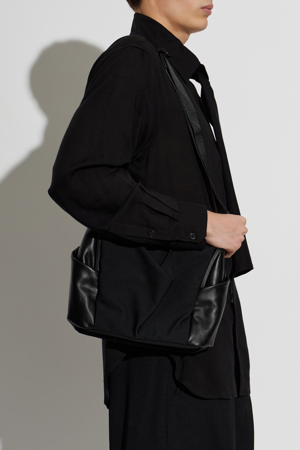 Yohji Yamamoto Bolso de materiales combinados