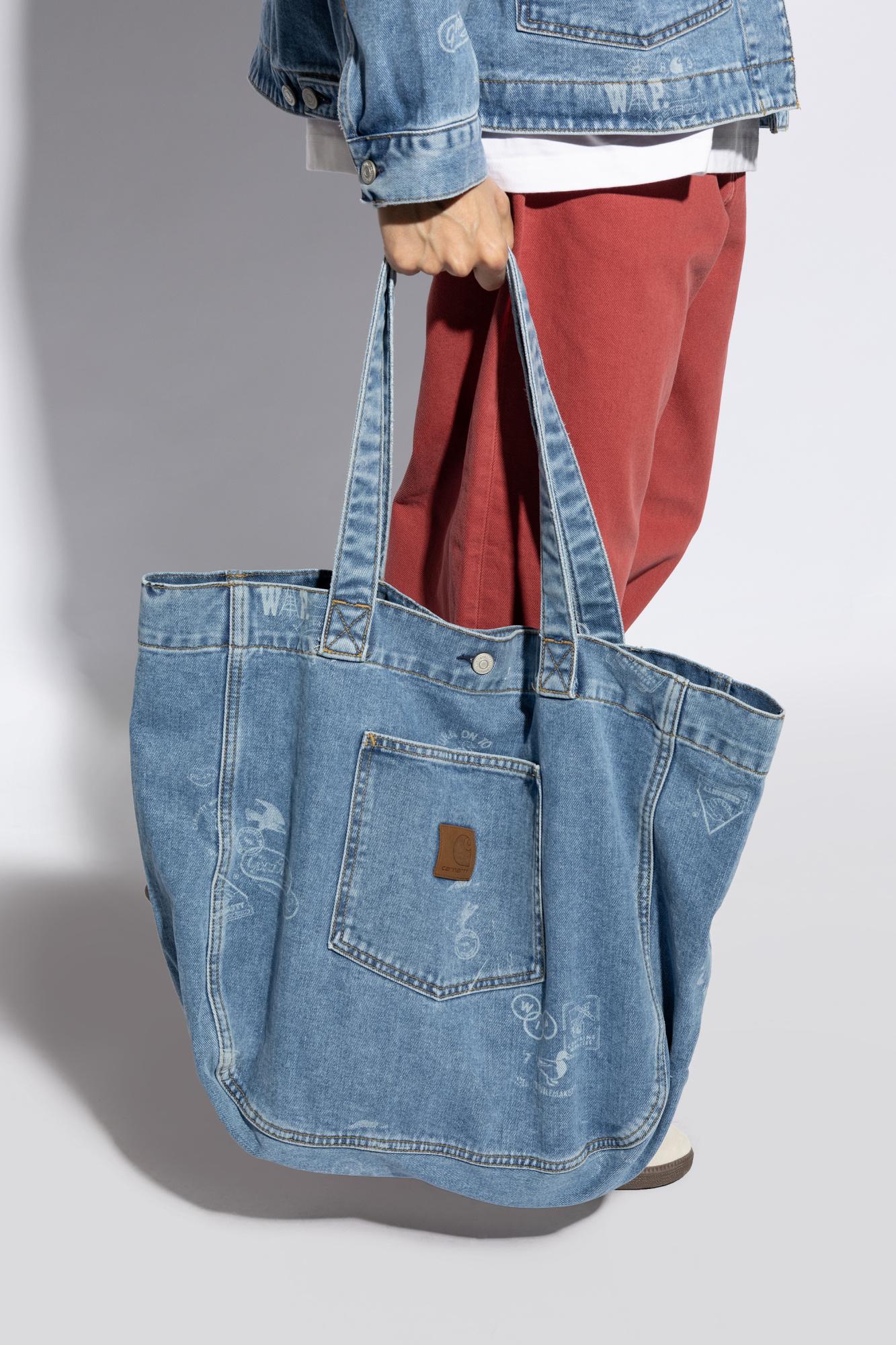 Carhartt WIP Denim 'Shopper' Bag