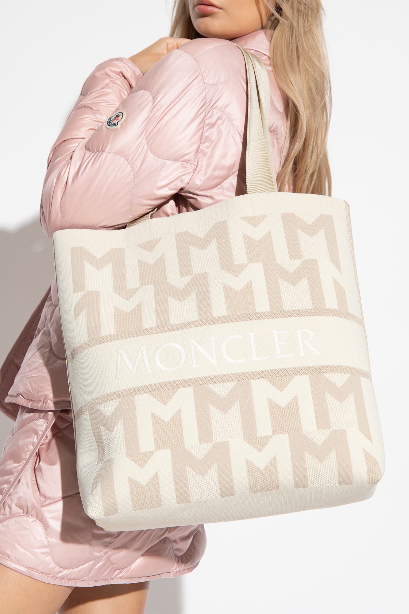 Moncler Shopper bag with logo