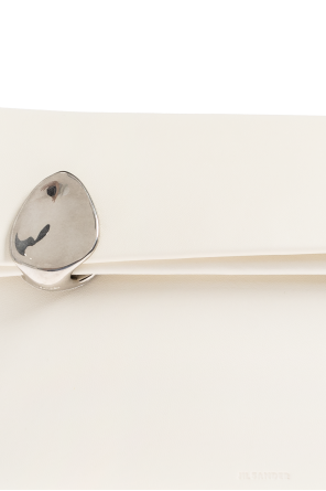 JIL SANDER Skórzana kopertówka ‘Jewel Zip’