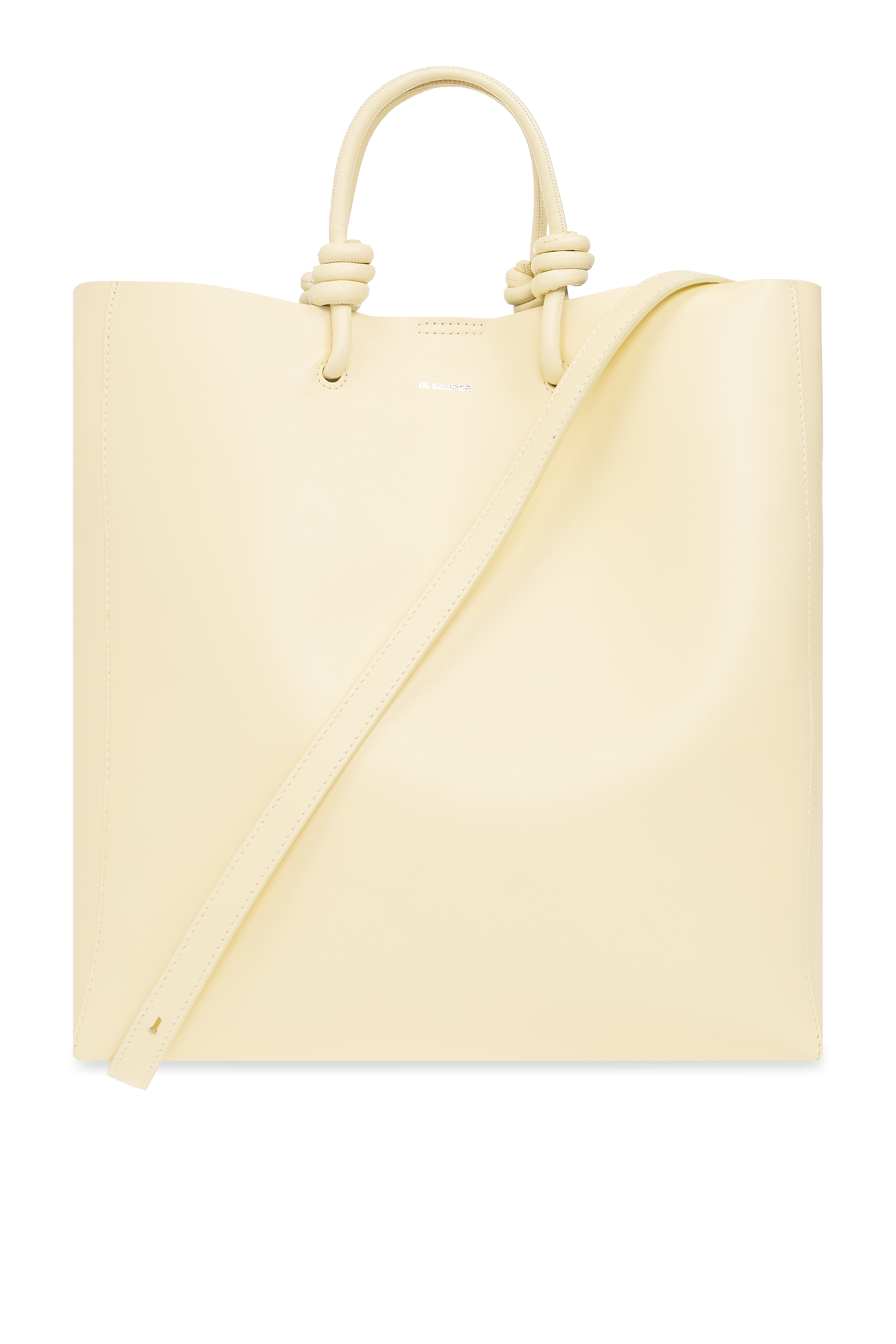 JIL SANDER Leather shopper bag