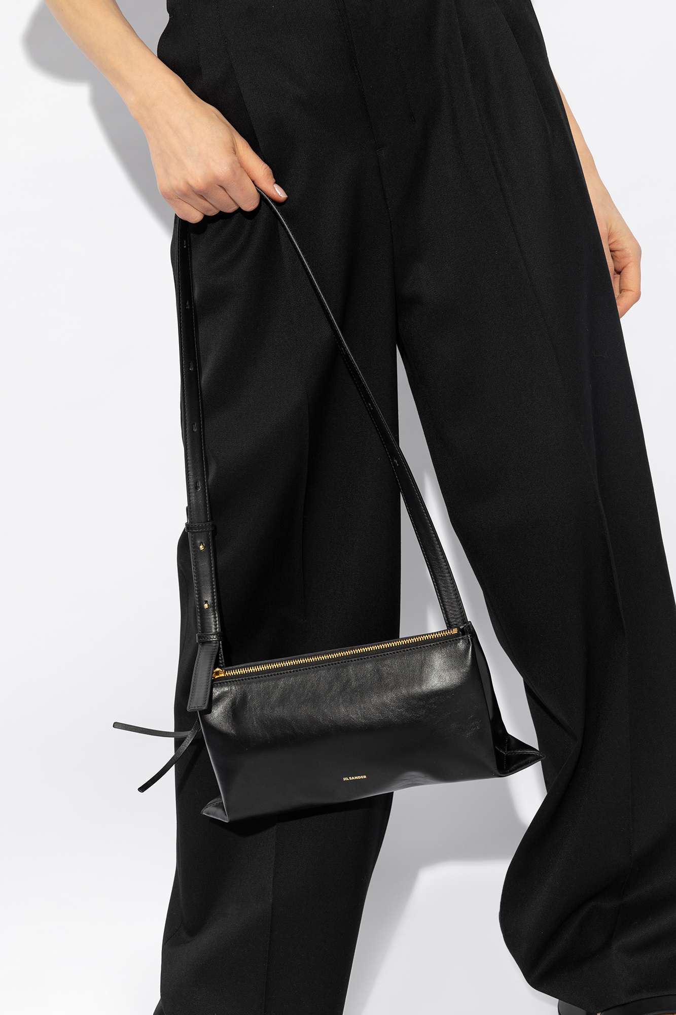 JIL SANDER ‘Empire’ shoulder bag with logo