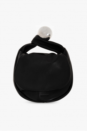 Jil Sander logo-detail leather satchel bag