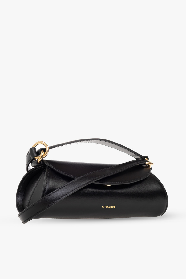 Jil Sander Black Mini Cannolo Bag