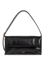 JIL SANDER BLACK ‘Origami’ shoulder bag