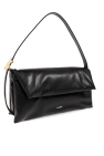 JIL SANDER BLACK ‘Origami’ shoulder bag