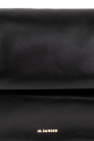 JIL SANDER BLACK ‘Origami’ shoulder bag