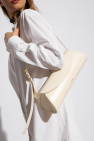 JIL SANDER cream ‘Cannolo Mini’ shoulder bag