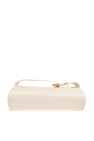 JIL SANDER cream ‘Cannolo Mini’ shoulder bag
