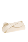 JIL SANDER cream ‘Cannolo Mini’ shoulder bag