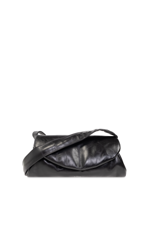 Jil Sander Tangle large leather tote bag