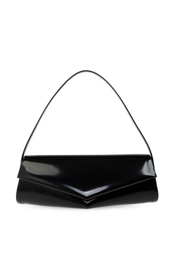 Leather shoulder bag ‘Kante Flap’ od JIL SANDER